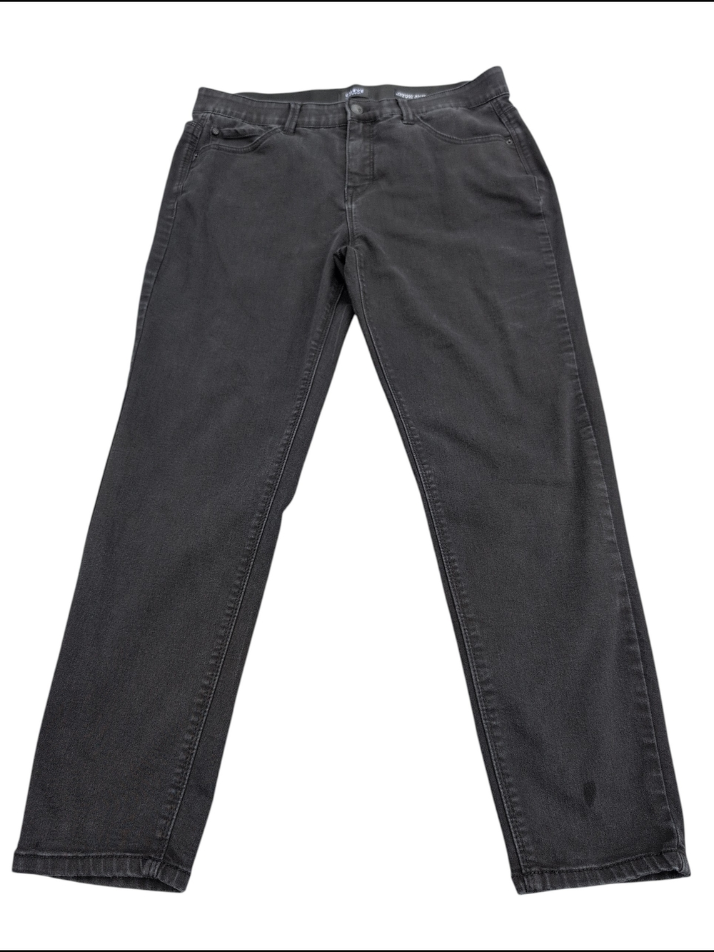 Curve Appeal High Rise Stretch Waistband Skinny Leg Travel 32 Waist 27 Inseam